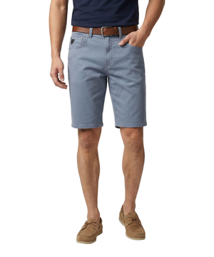 Short chino extensible en sergé flammé pour hommes, Dennis, Lois, 10&nbsp;po