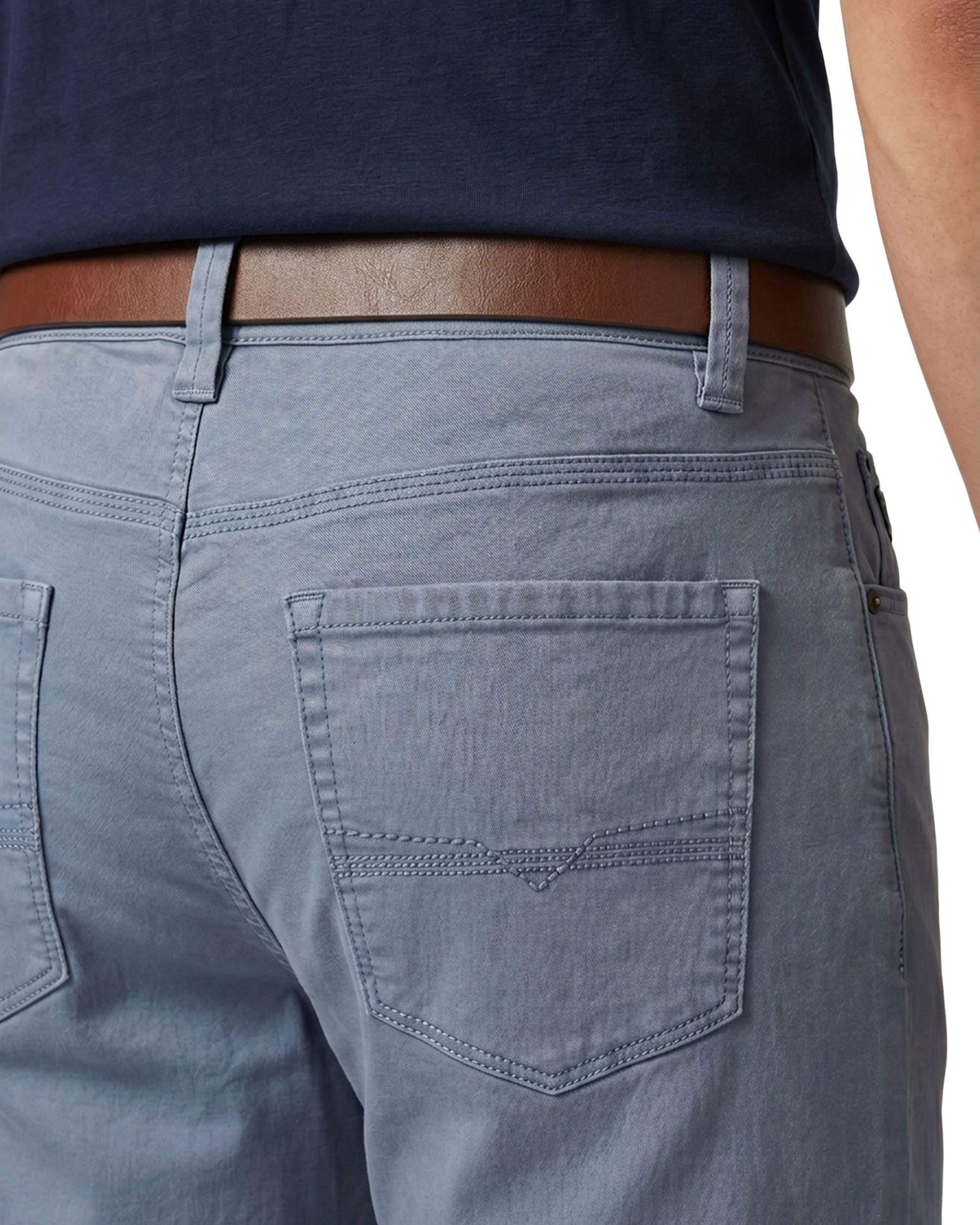 Lois Men's Dennis Stretch Slub Twill Chino Shorts 10-in