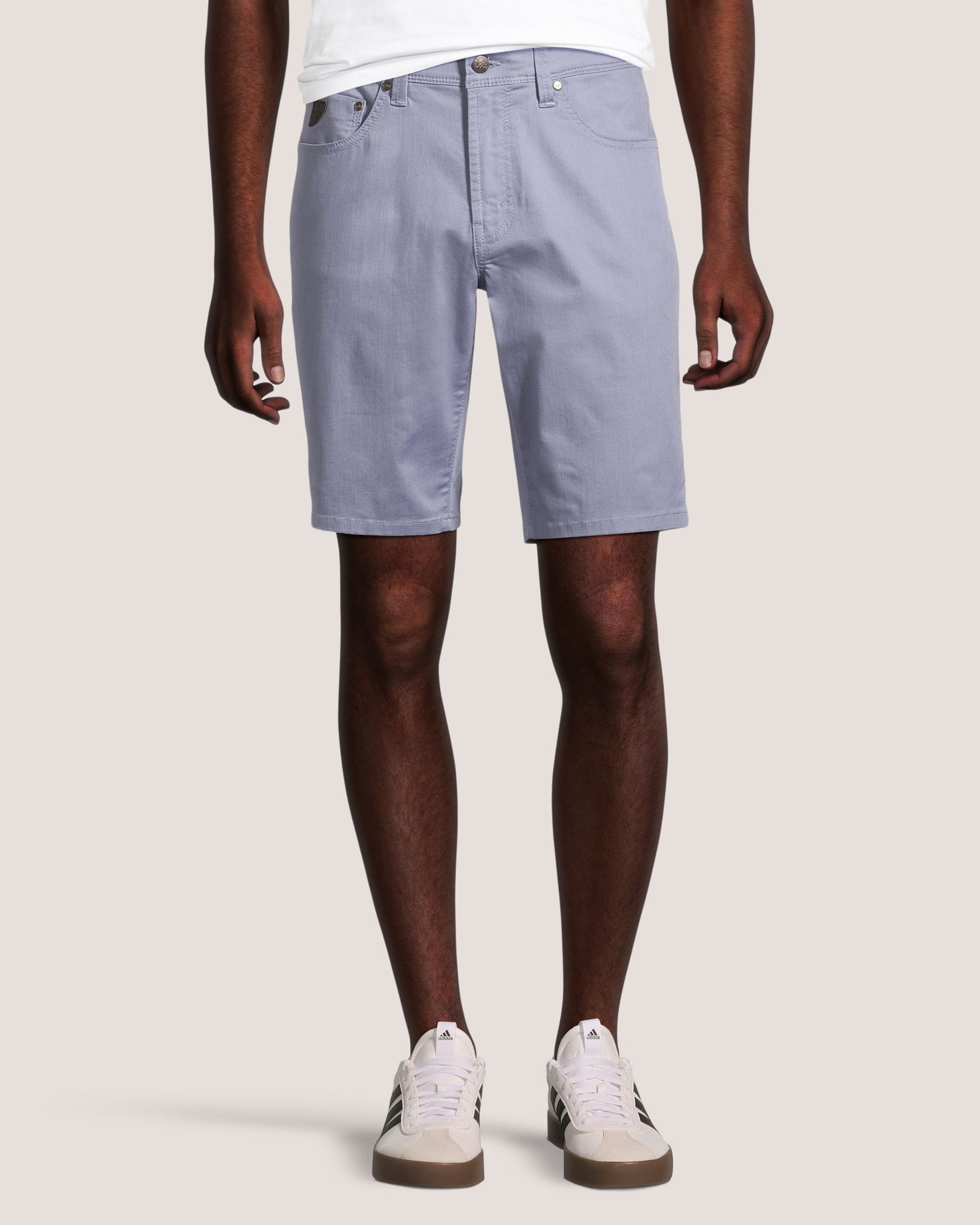 Lois Men's Dennis Stretch Slub Twill Chino Shorts 10-in