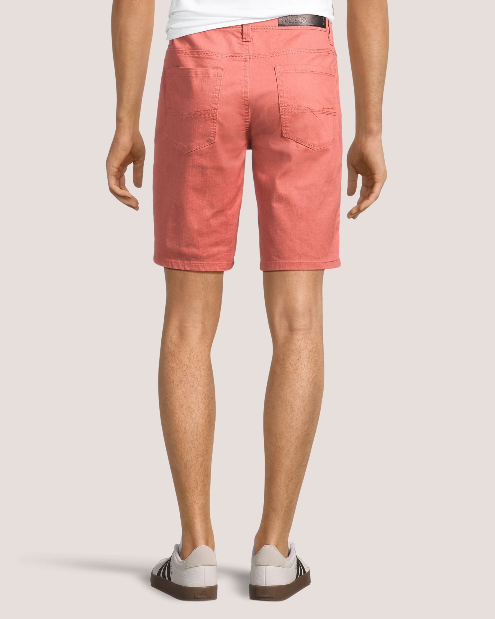 Lois Men's Dennis Stretch Slub Twill Chino Shorts 10-in