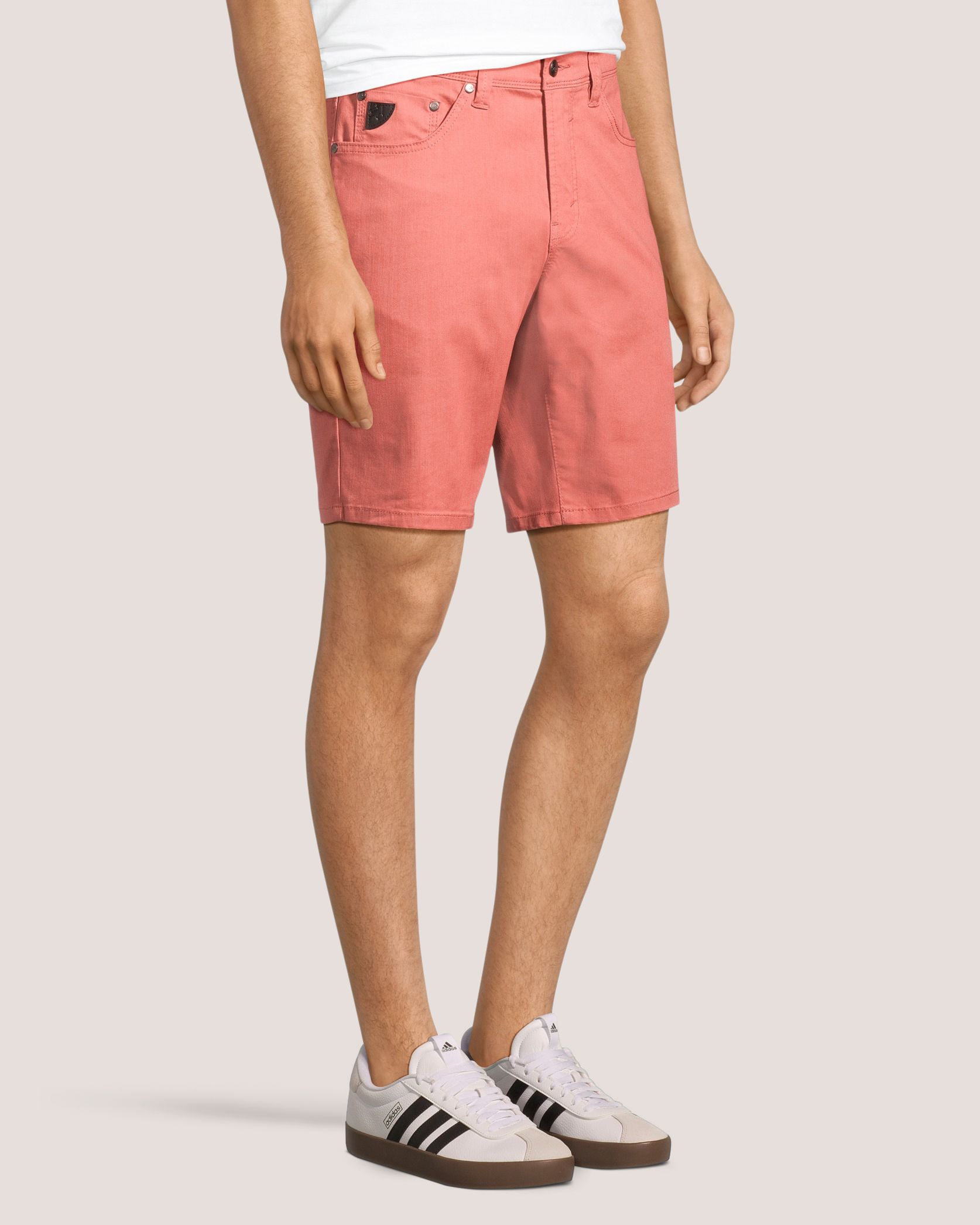 Lois Men's Dennis Stretch Slub Twill Chino Shorts 10-in