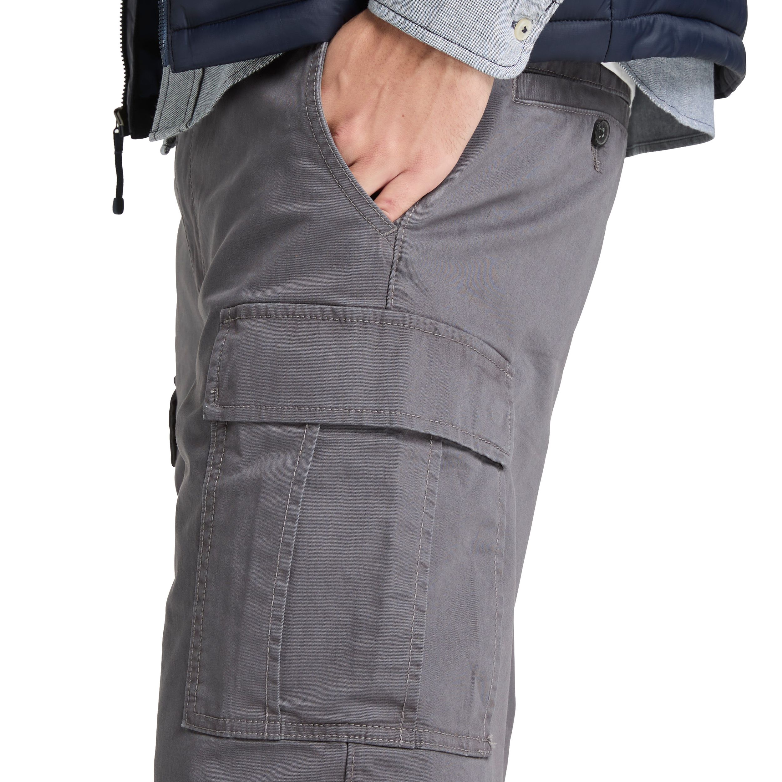 Timberland Men's Brookline Twill Stretch Cargo Shorts