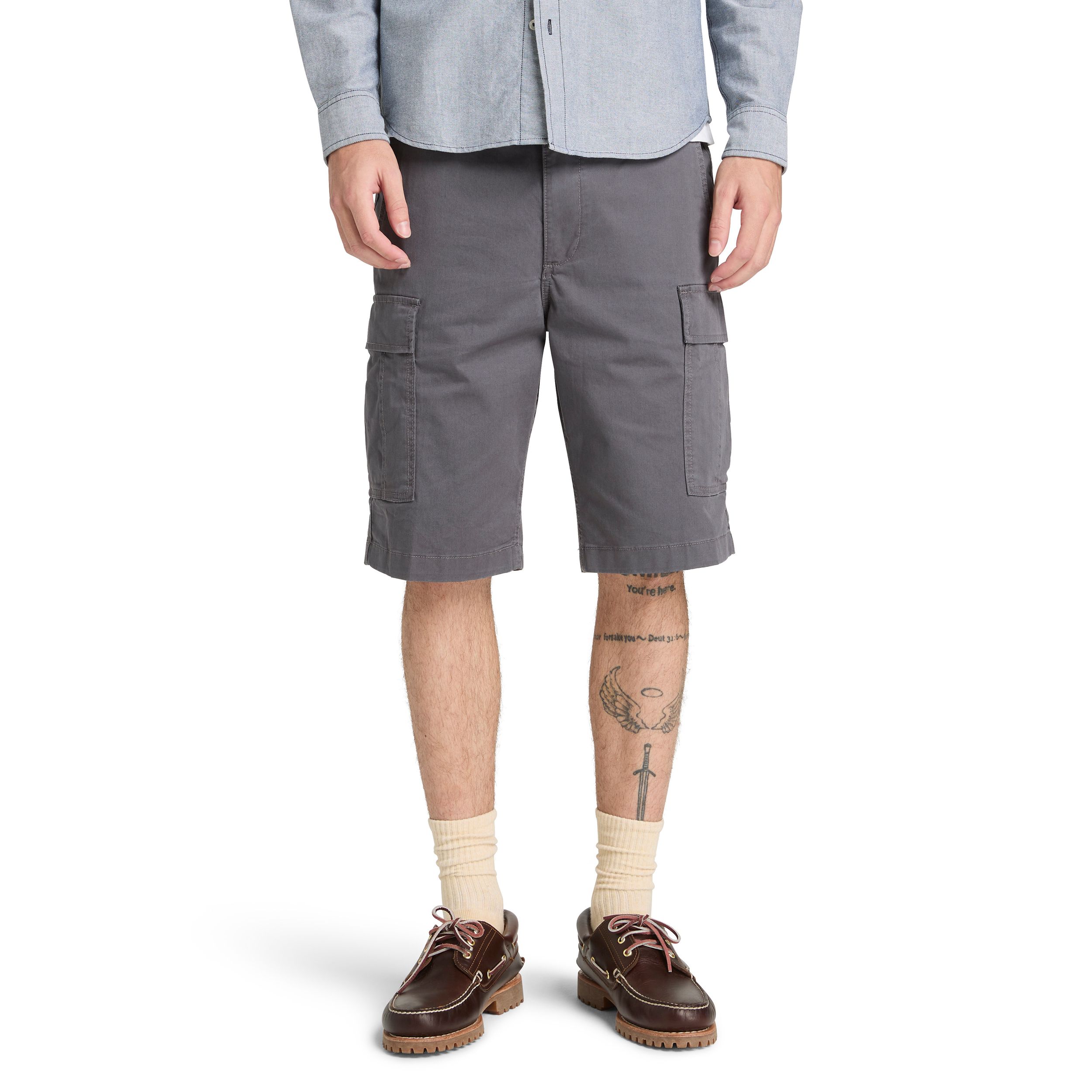 Timberland Men's Brookline Twill Stretch Cargo Shorts