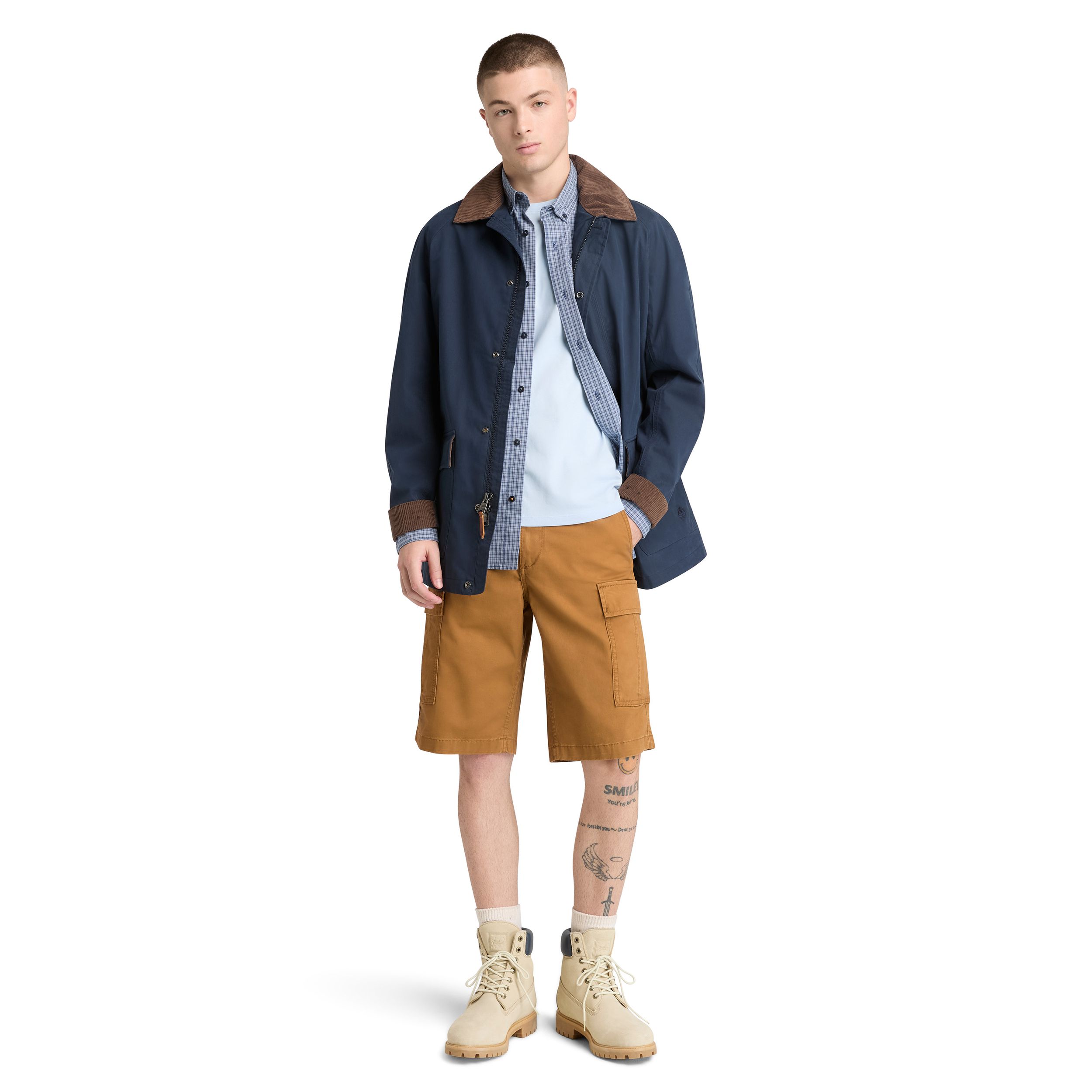 Short cargo extensible en sergé pour hommes, Brookline, Timberland