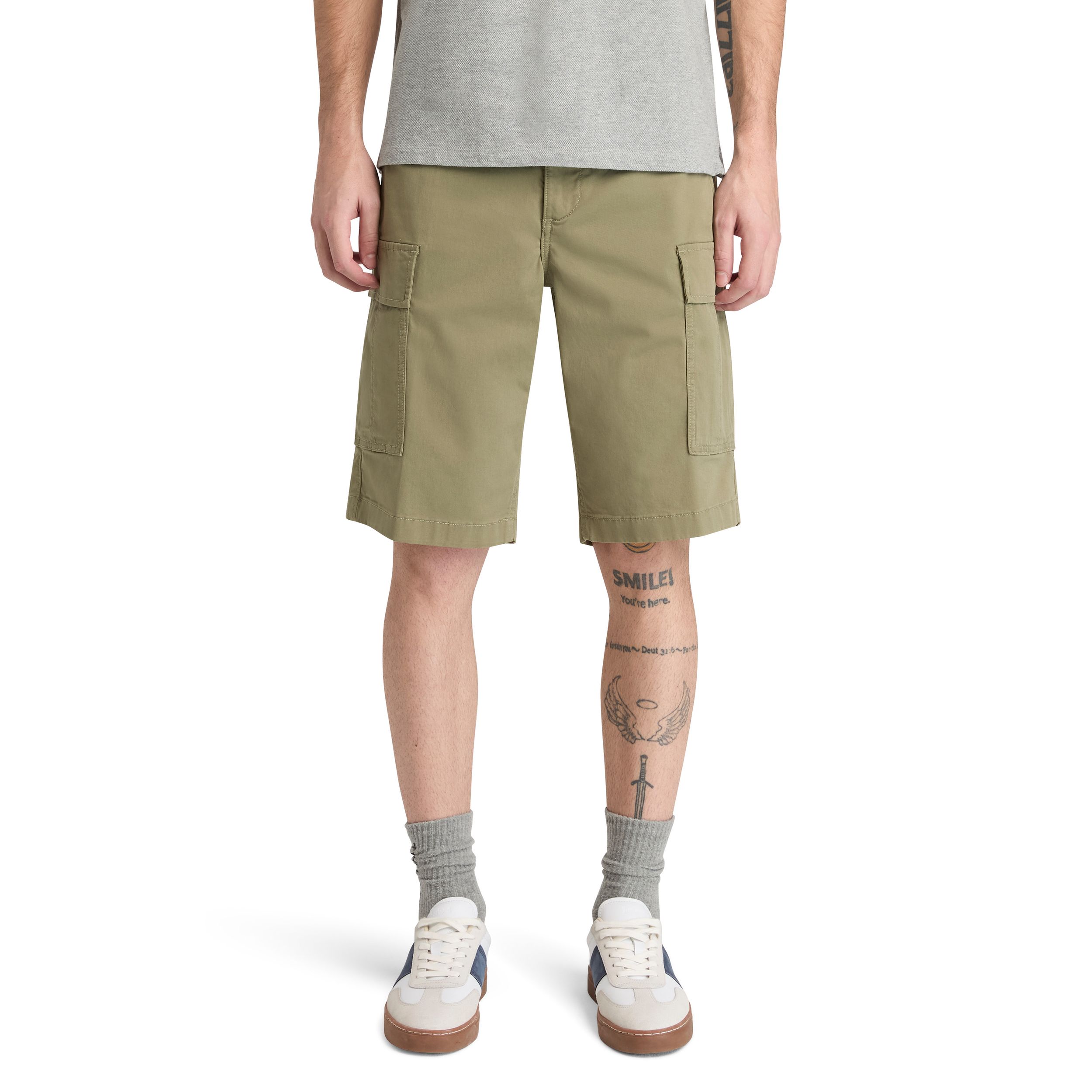 Timberland Men's Brookline Twill Stretch Cargo Shorts