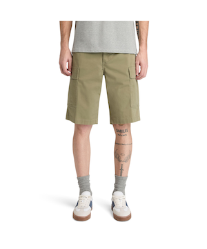 Timberland Men's Brookline Twill Stretch Cargo Shorts
