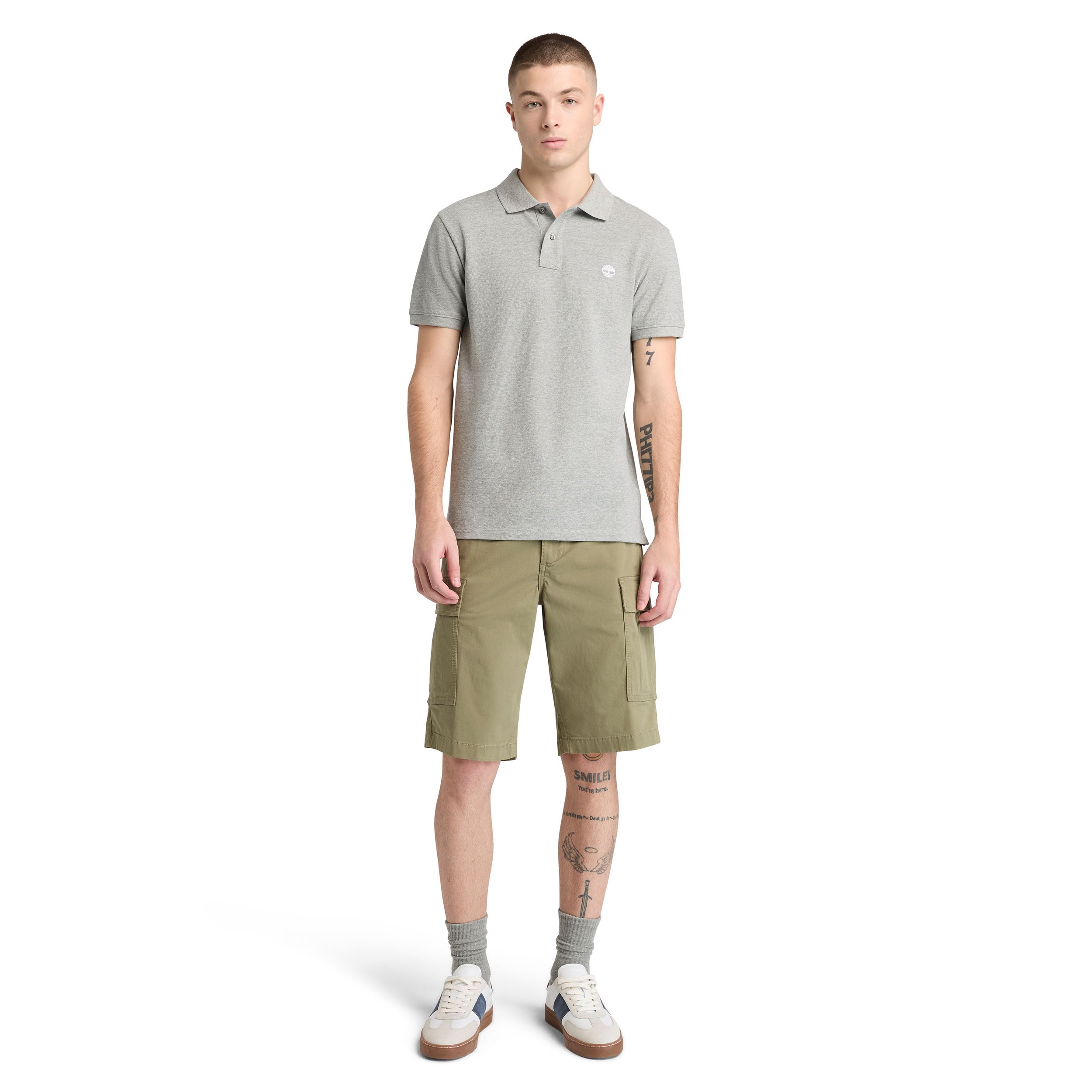 Timberland Men's Brookline Twill Stretch Cargo Shorts
