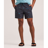 FarWest Men's Printed 6-in Volley Swim Shorts Front_Flat