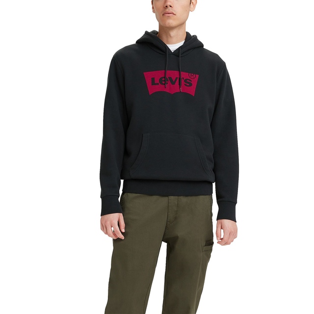 Levi's Men's Batwing Logo Pullover Hoodie Sweatshirt.