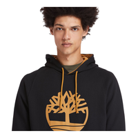 Timberland Men's TFO Print Tree Logo Kangaroo Pocket Hoodie Sweatshirt Front_Flat