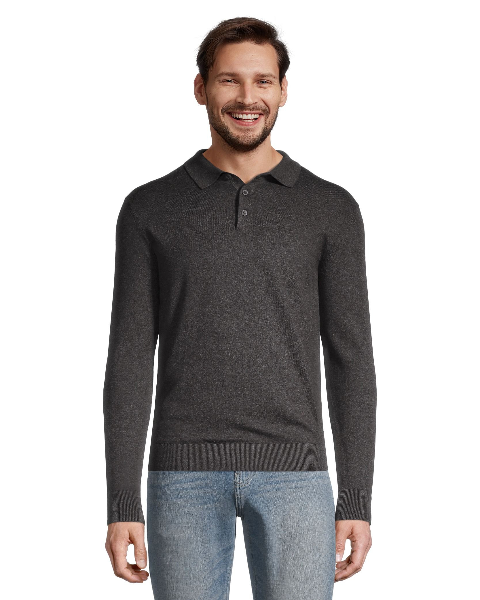 Denver Hayes Men's Modern Fit Soft Cotton Polo Sweater | Marks