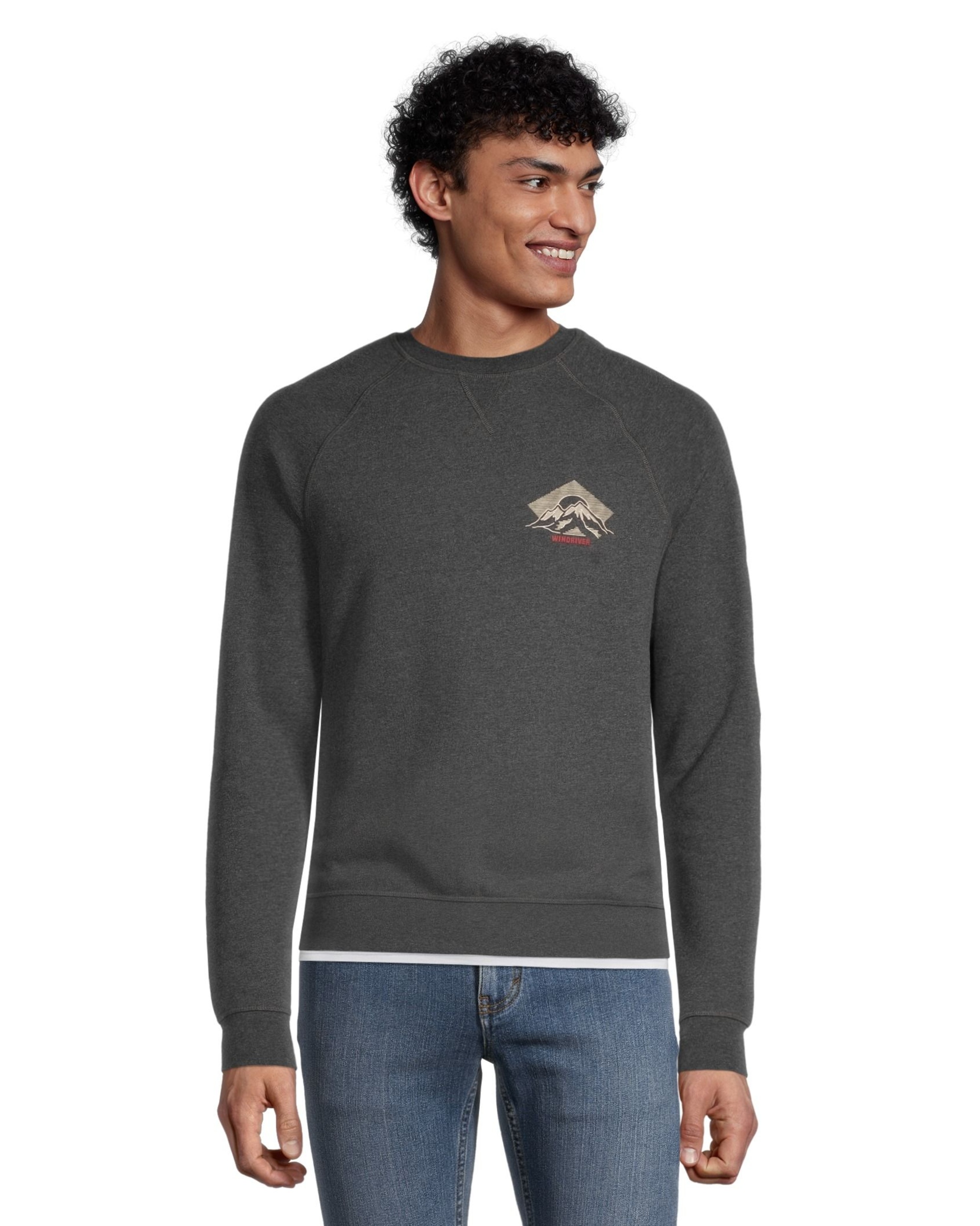 WindRiver Men's Mountain Graphic Crewneck Sweatshirt | Marks