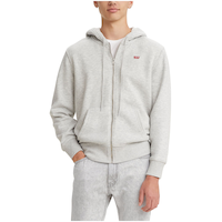 Levi's Men's Fleece Kangaroo Pocket Batwing Logo Full Zip  Hoodie Front_Flat