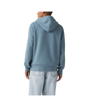 Levi's Men's Fleece Kangaroo Pocket Batwing Logo Full Zip  Hoodie