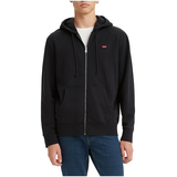 Levi's Men's Batwing Logo Full Zip Split Kangaroo Pocket Fleece Hoodie Front_Flat