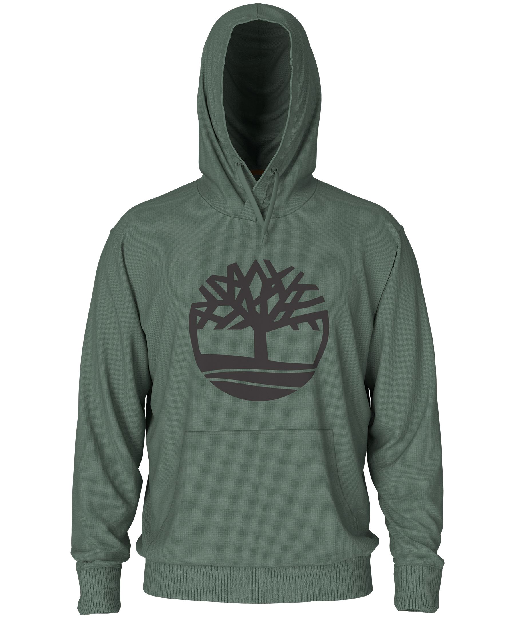 Timberland Men's Core Tree Logo Kangaroo Pocket Pullover Hoodie