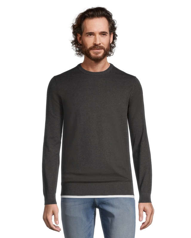 T-shirt Homme TCM Noir Coton Taille S – Col Ras Du Cou