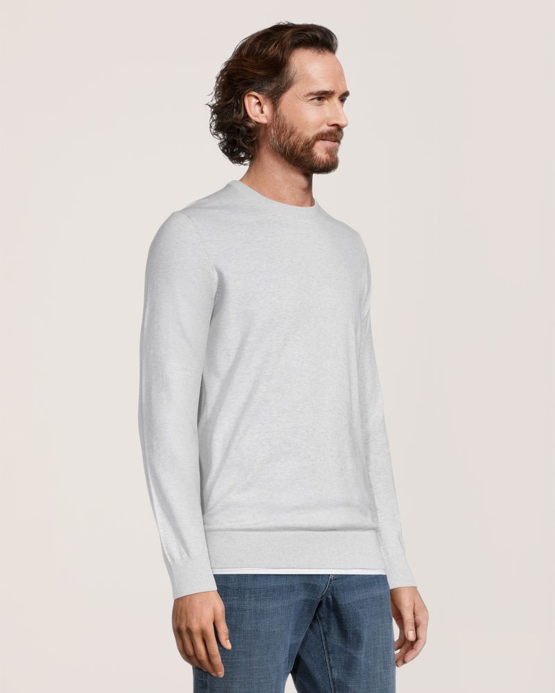 Denver Hayes Men's Soft Cotton Crewneck Sweater