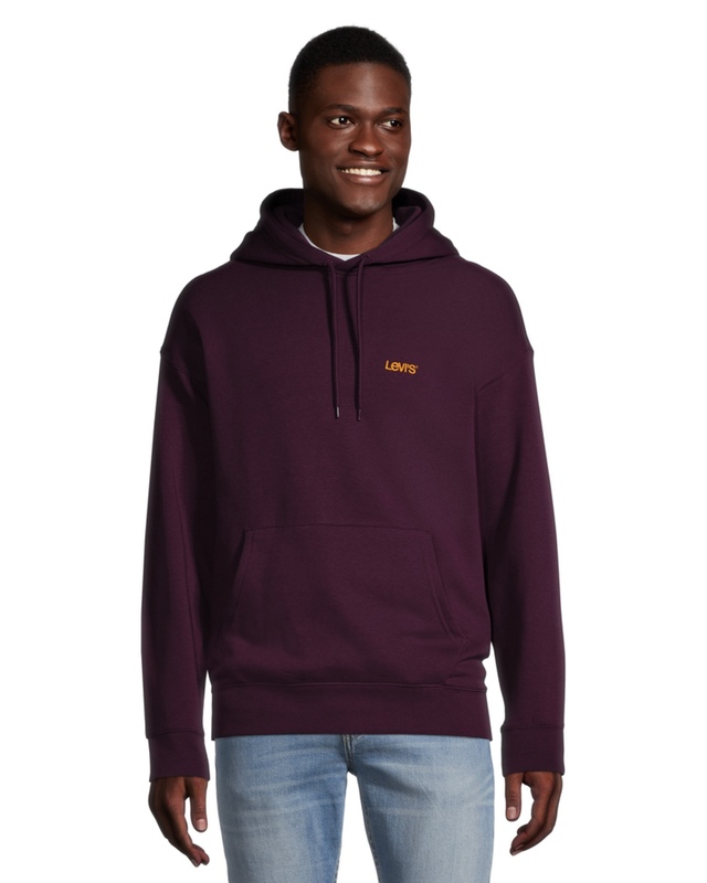 Levi's Men's Pullover Kangaroo Pocket Fleece Hoodie Marks