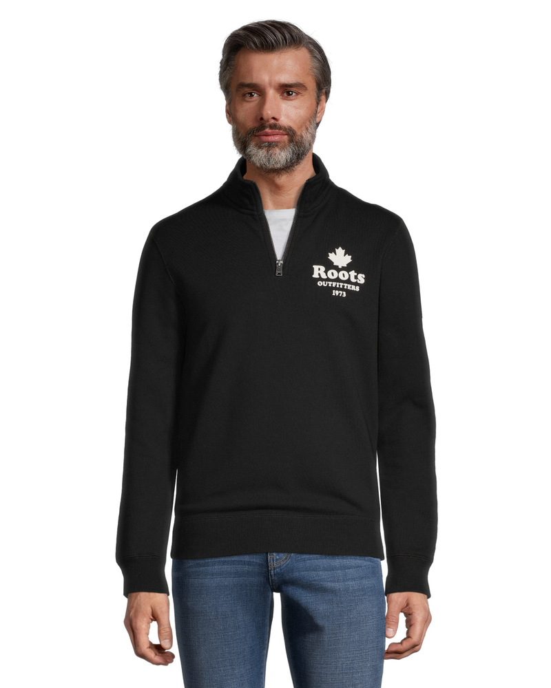 Roots half zip sweater store