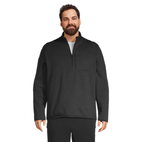WindRiver Men's Original Fleece Quarter Zip Mock Neck Comfort Fit