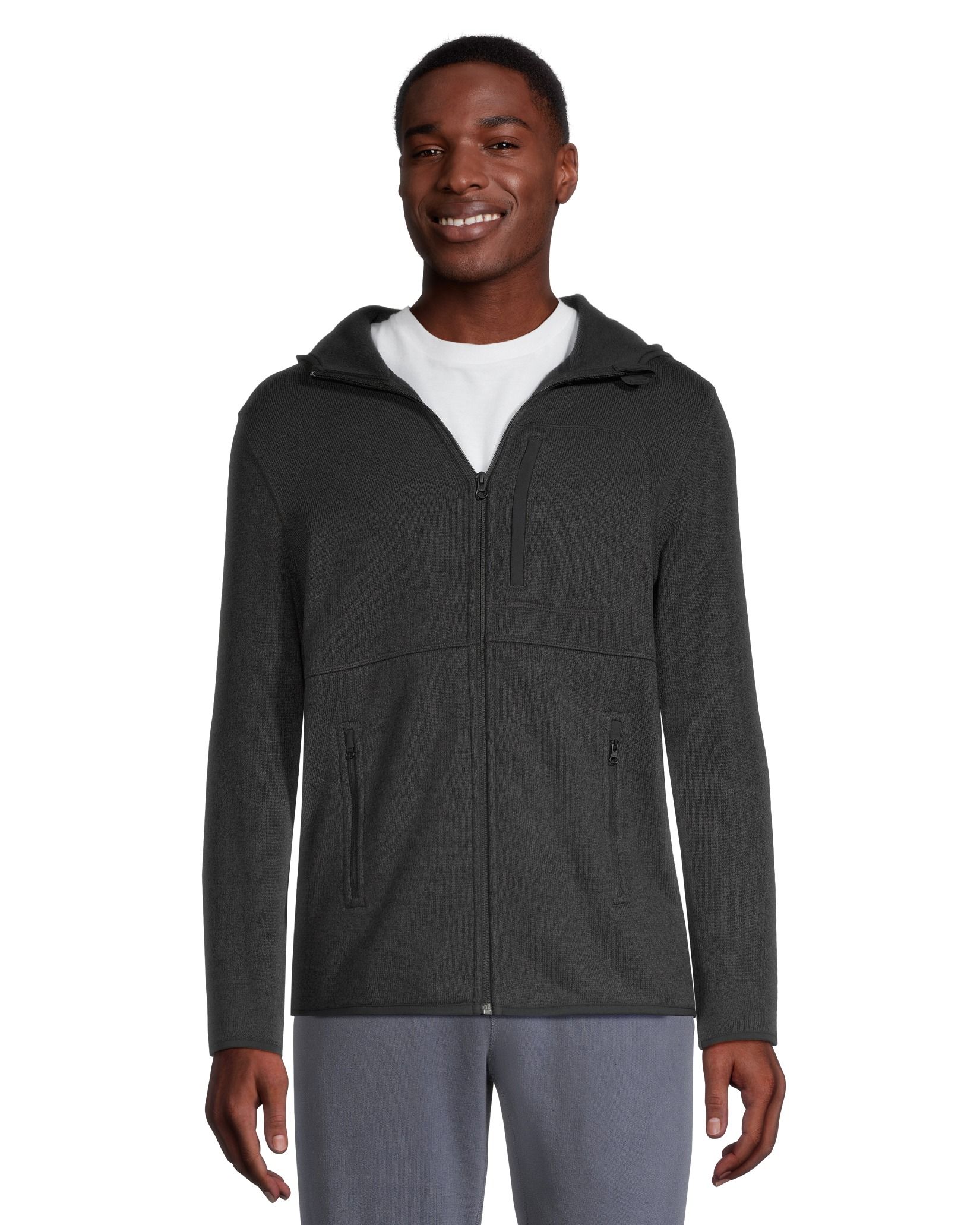 WindRiver Men's Full Zip Sweater-Knit Fleece Jacket | Marks
