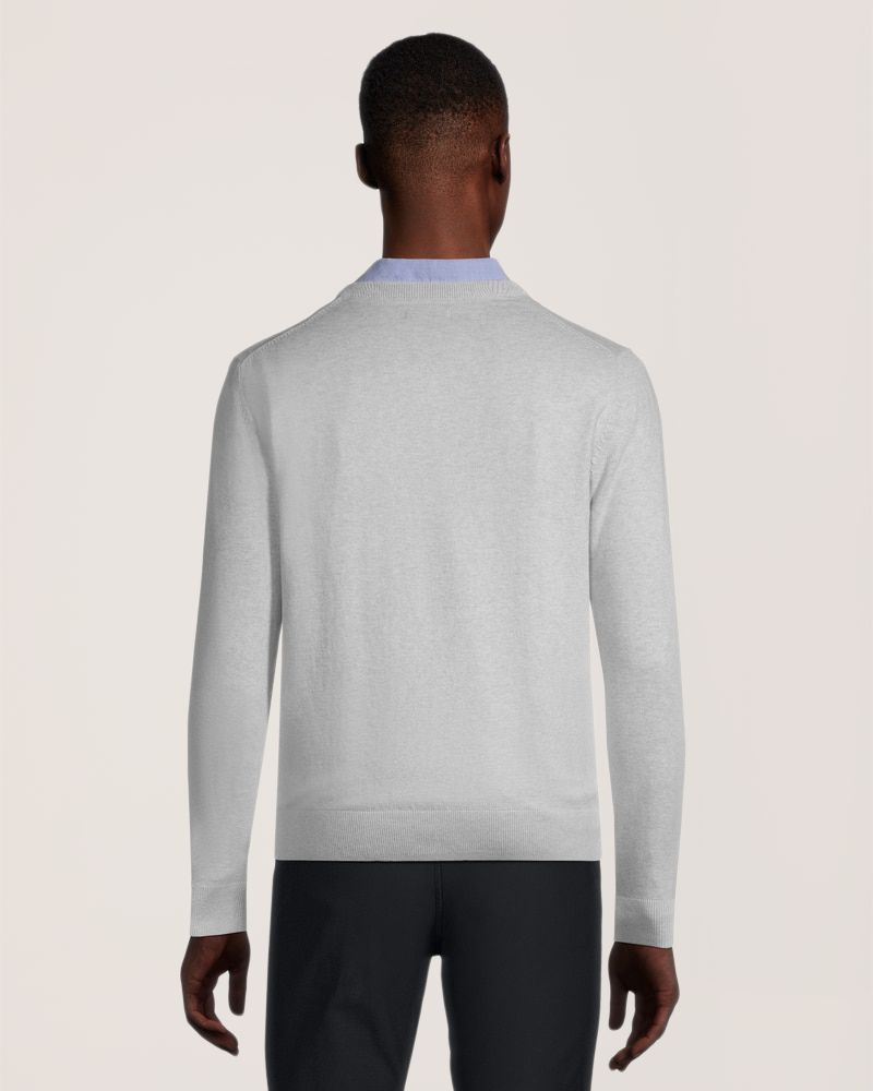 Denver Hayes Men's Soft Cotton V-Neck Sweater