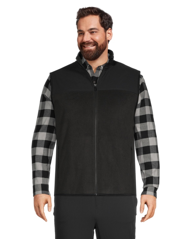 WindRiver Men's Outdoor Fleece Vest Marks