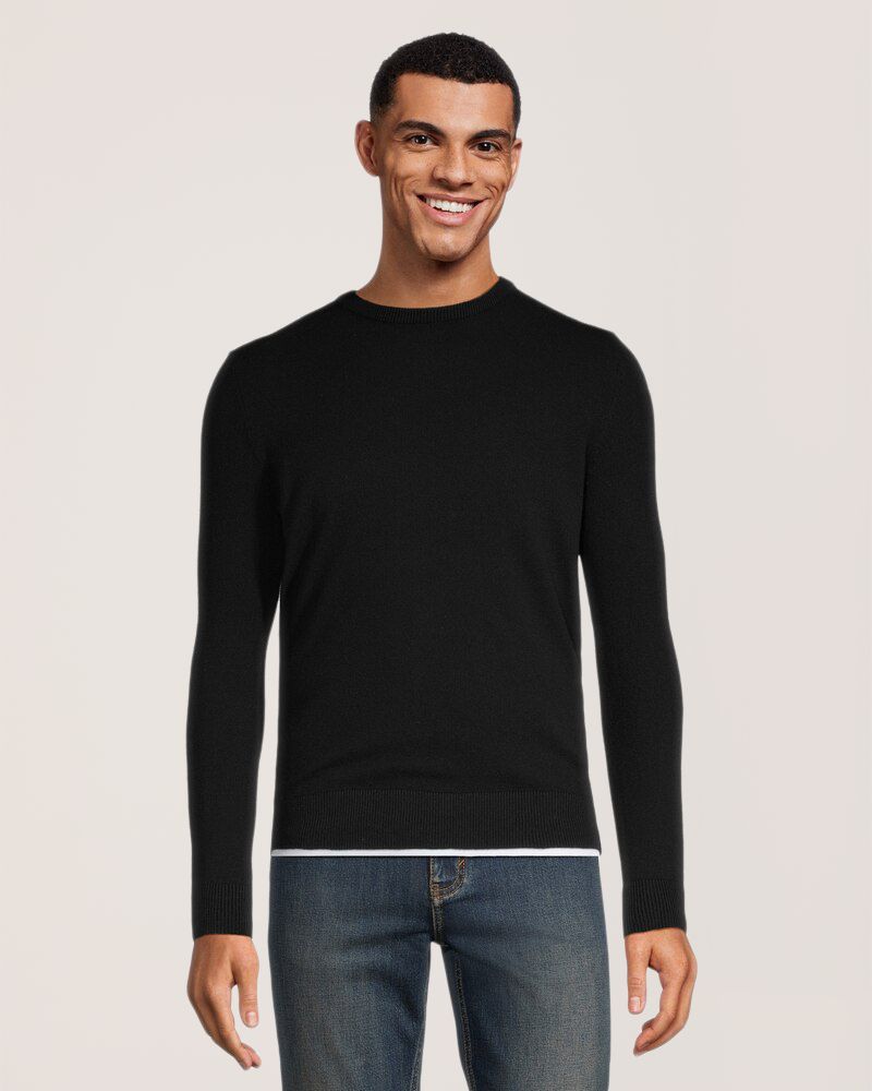 Denver Hayes Men's Cashmere Merino Crewneck Sweater Mark's