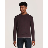 Chandail à col ras du cou et à mailles perlées pour hommes, Denver Hayes Front_Flat