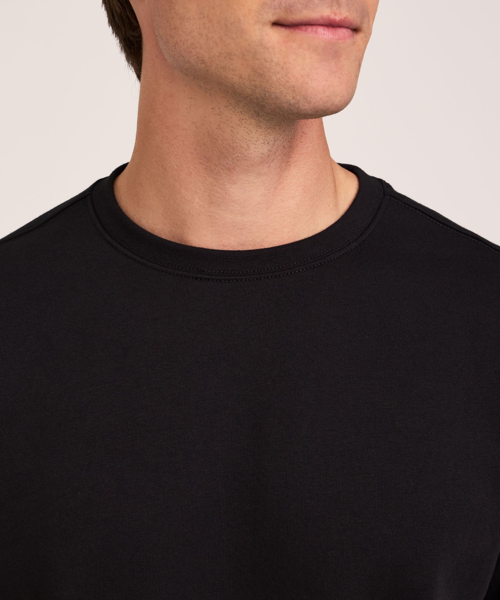 Chandail en molleton ultradoux à col ras du cou Denver Hayes