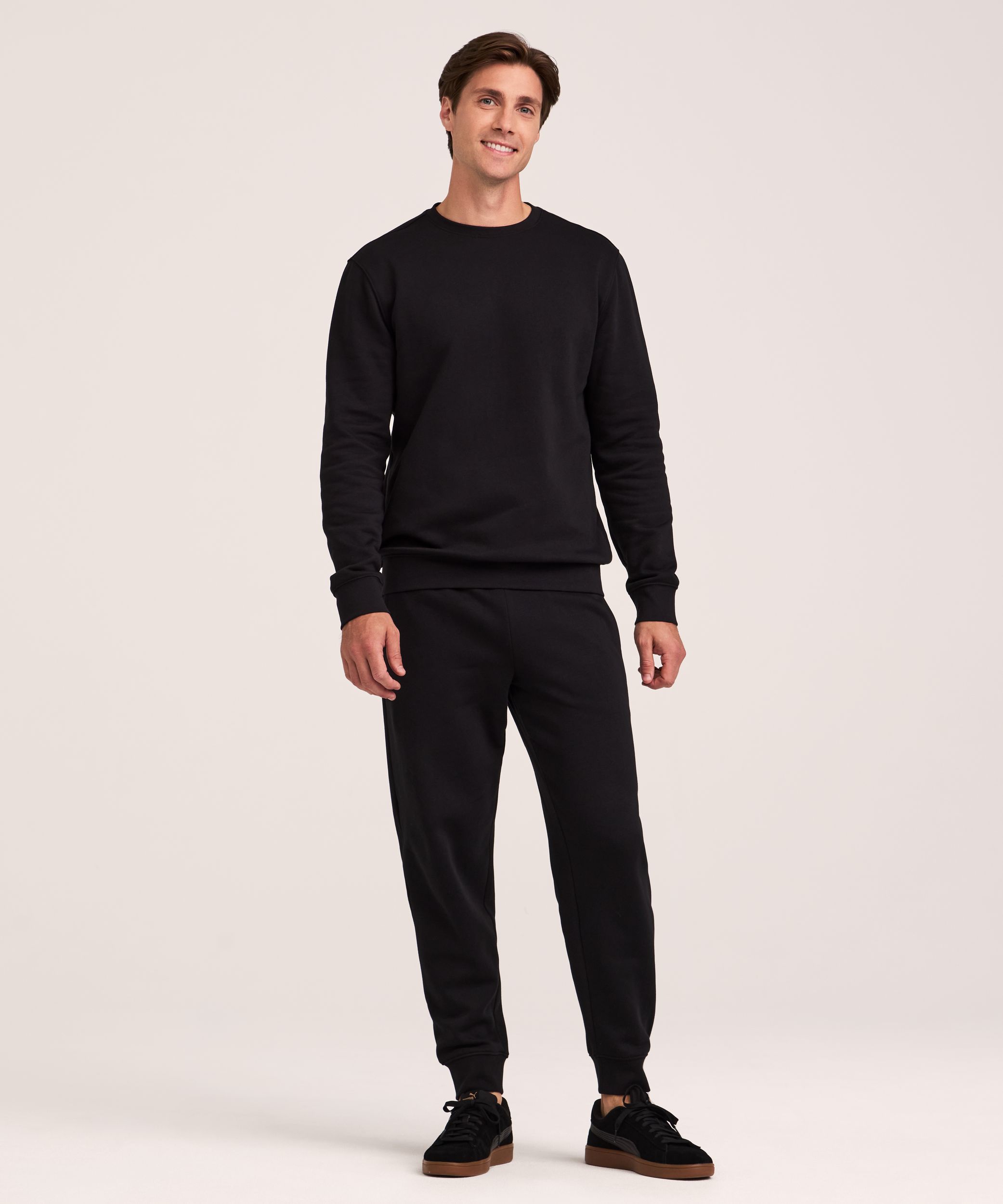 Chandail en molleton ultradoux à col ras du cou Denver Hayes