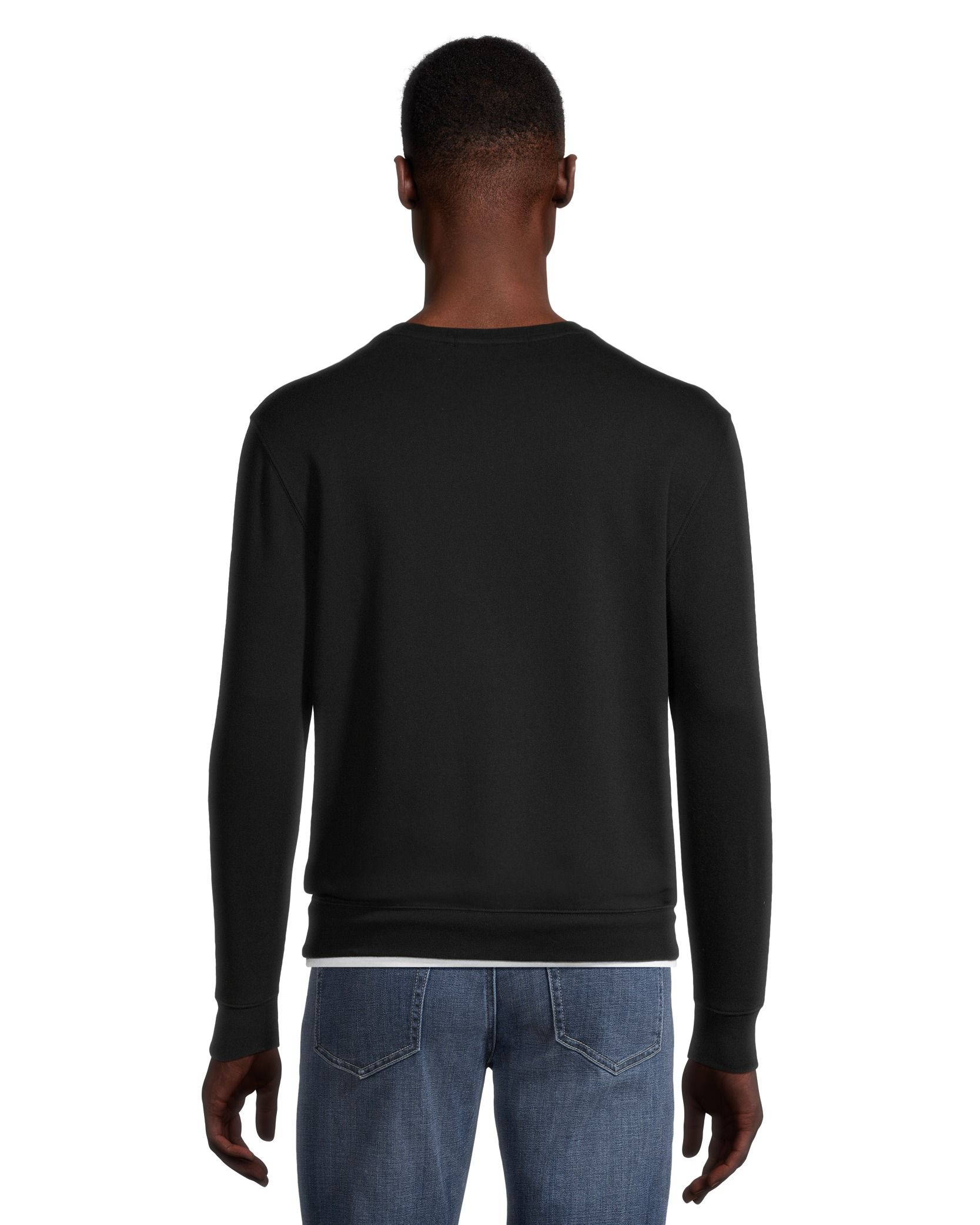 Mens fleece crew neck sale