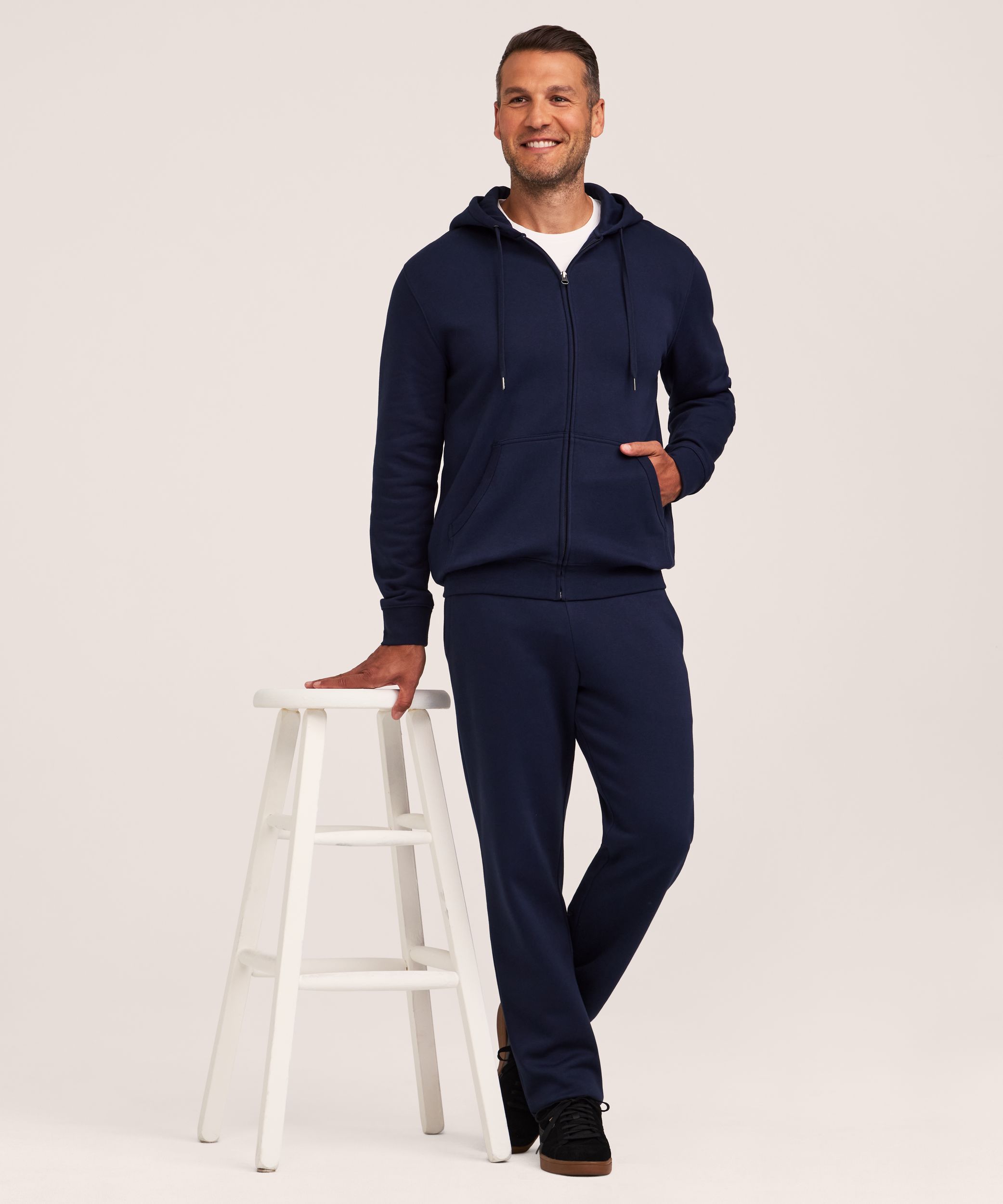 Denver Hayes Super Soft Fleece Full Zip Hoodie