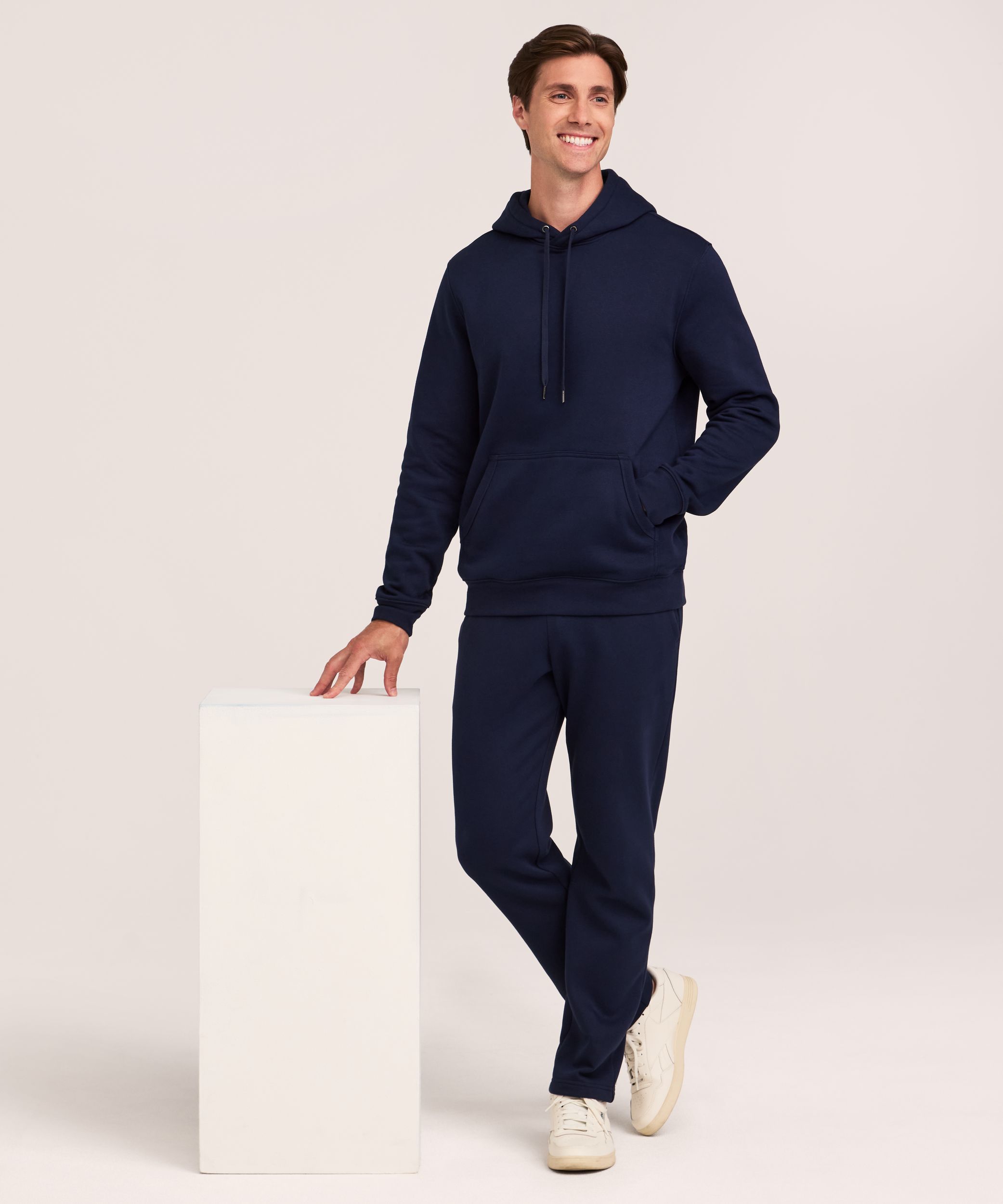 Denver Hayes Men's SuperSoft Fleece Popover Hoodie