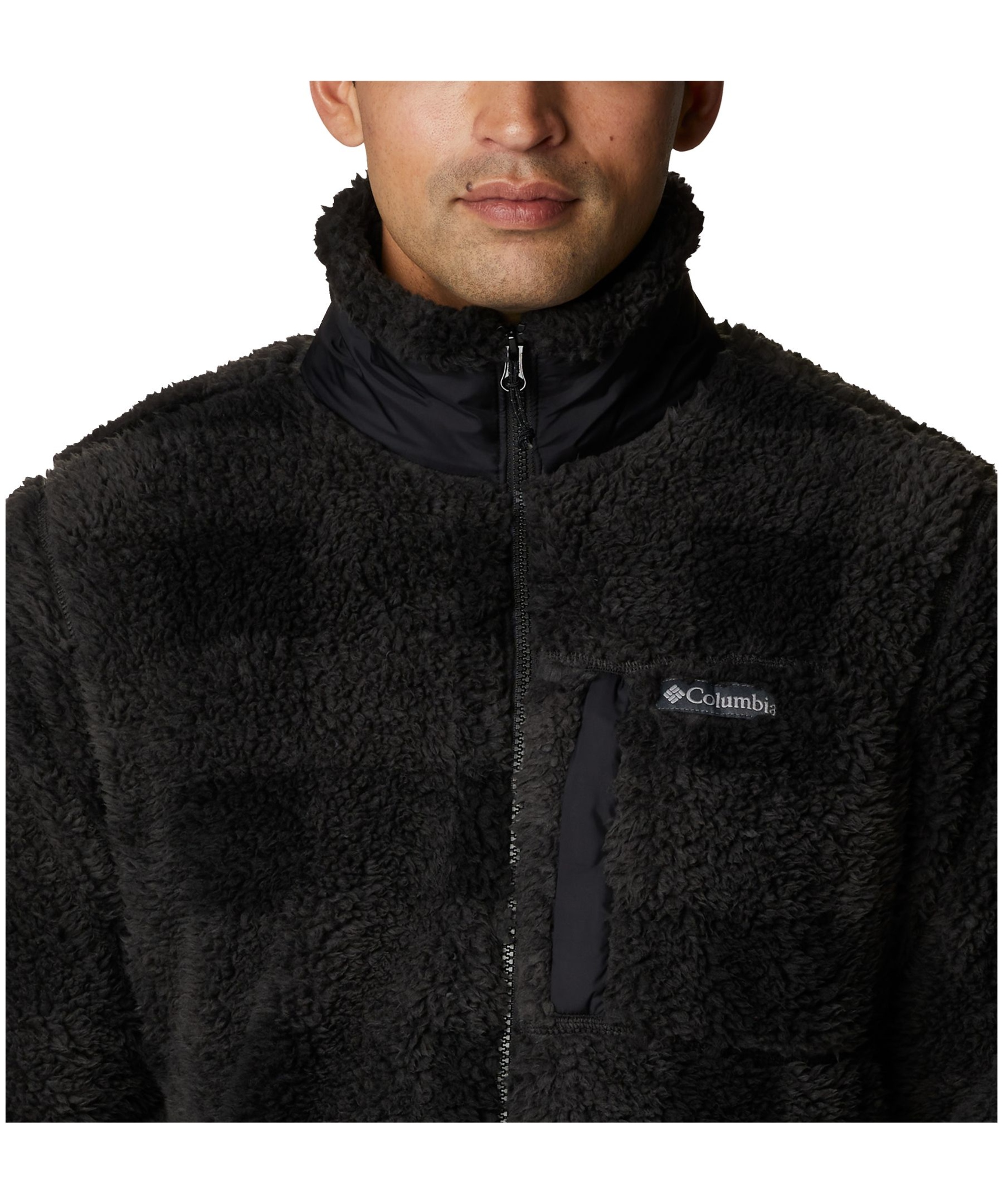 Columbia Men's Winter Pass Printed Micro Fleece Full Zip Jacket Marks