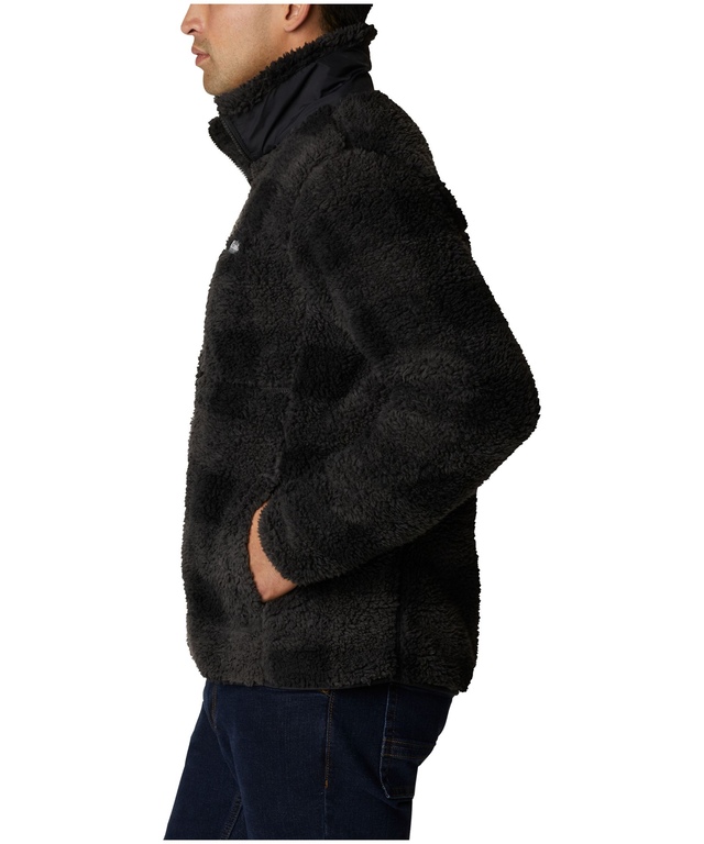 Columbia Men's Winter Pass Printed Micro Fleece Full Zip Jacket Marks