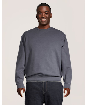 Chandail en molleton de coton original avec col ras du cou pour hommes, WindRiver