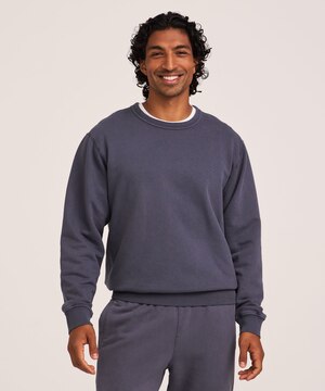 WindRiver Men's Original Fleece Cotton Crewneck Sweatshirt