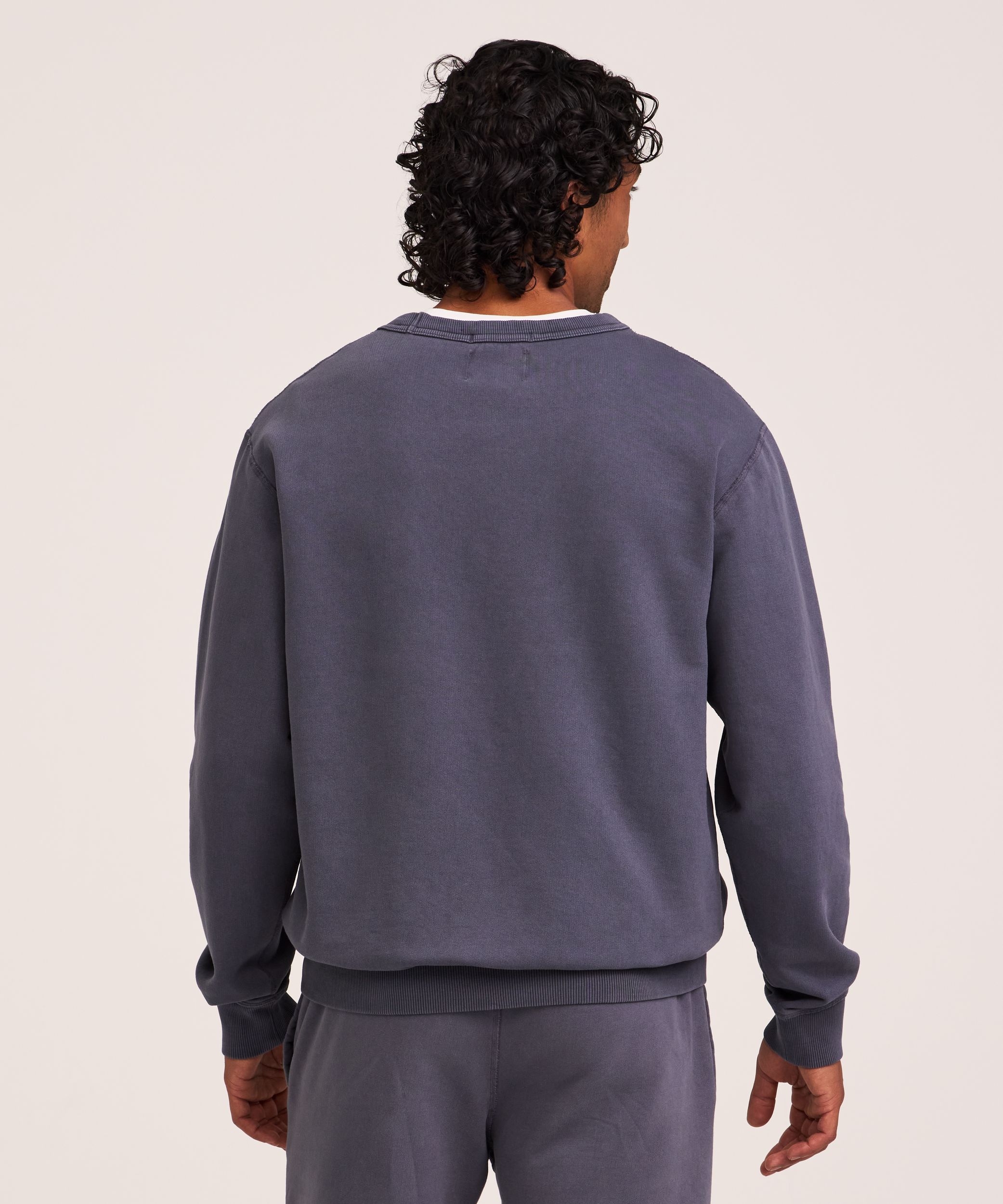 Chandail en molleton de coton original avec col ras du cou pour hommes, WindRiver