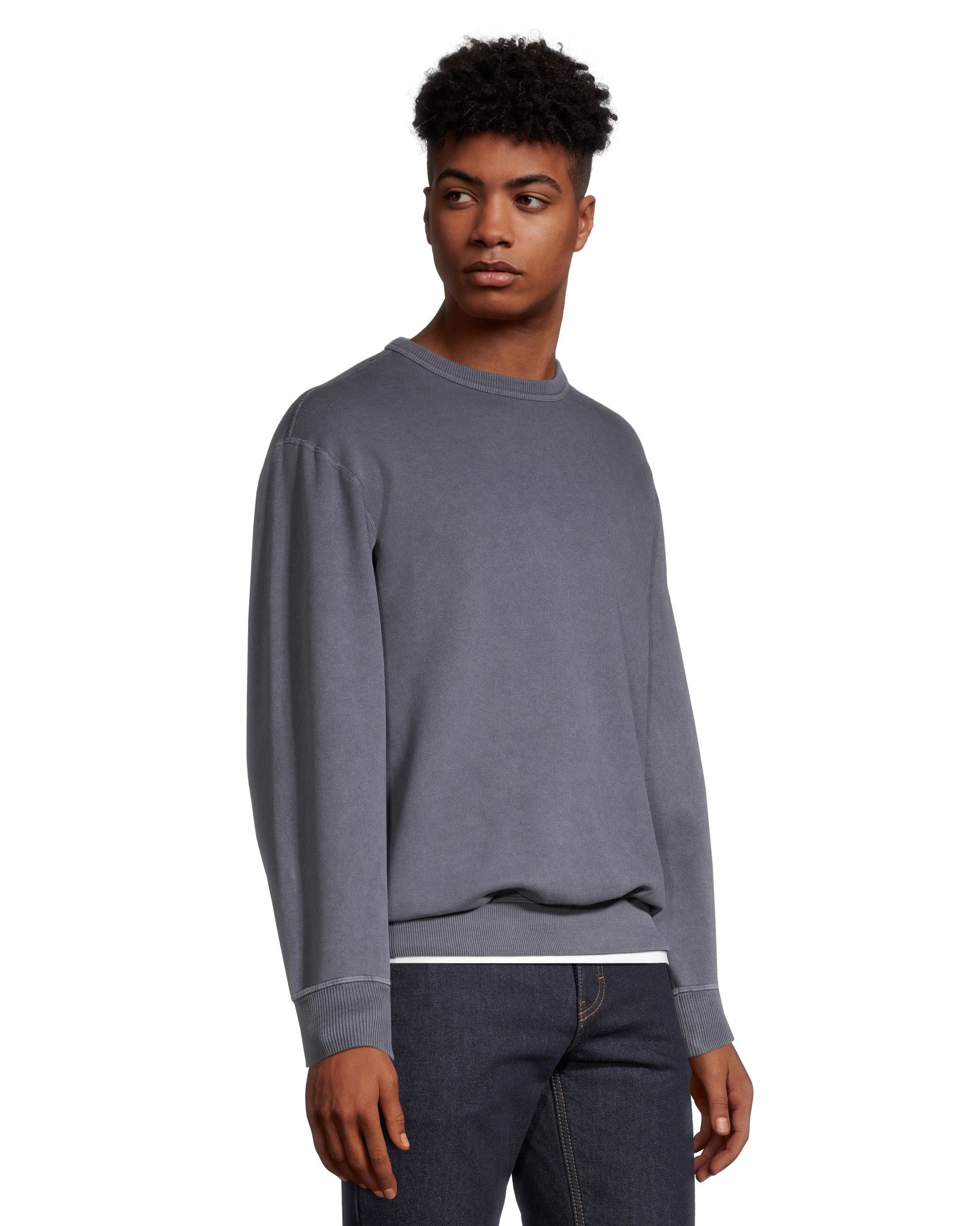 WindRiver Men's Original Fleece Quarter Zip Mock Neck Comfort Fit Cotton  Sweatshirt