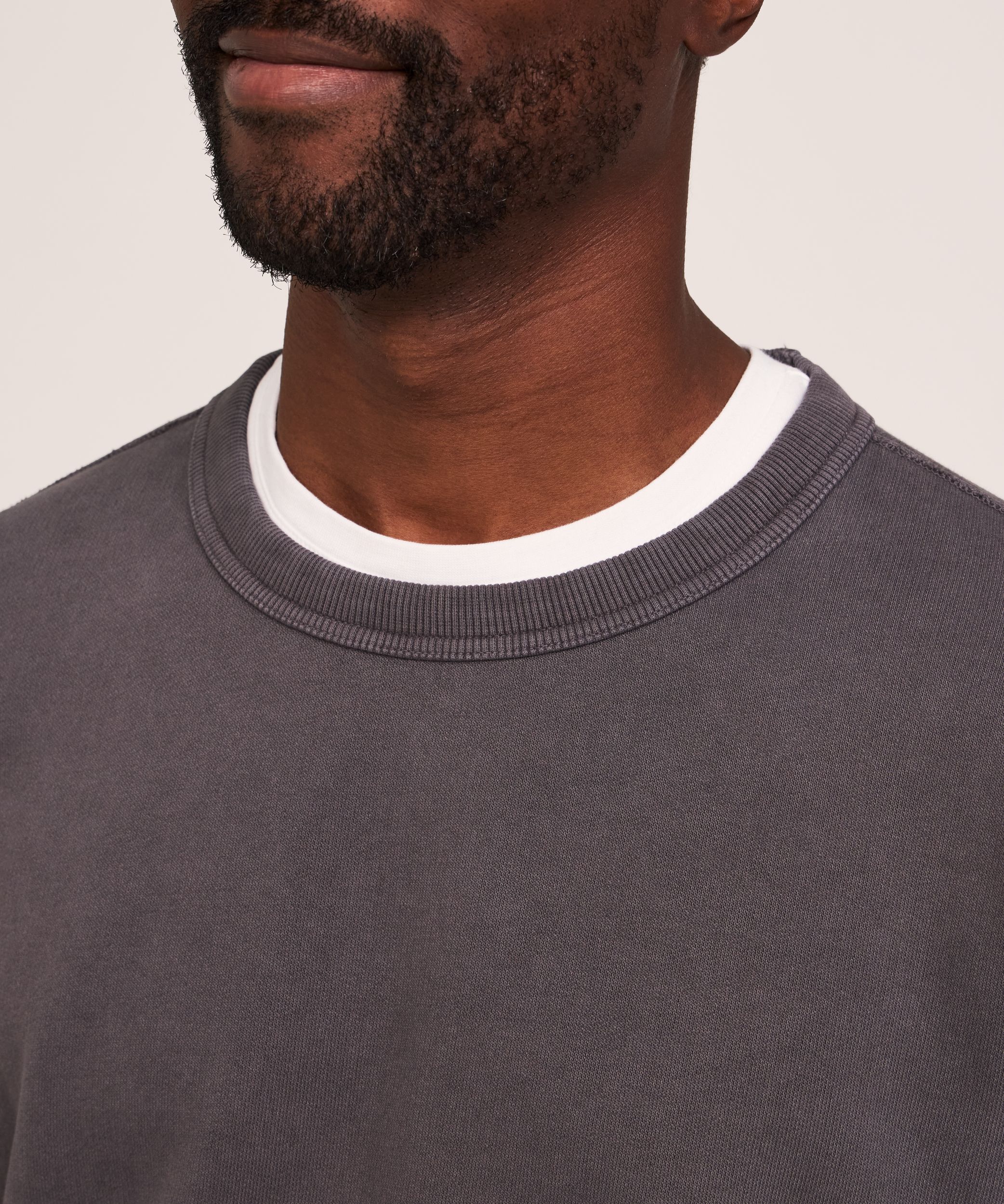 WindRiver Men's Original Fleece Cotton Crewneck Sweatshirt