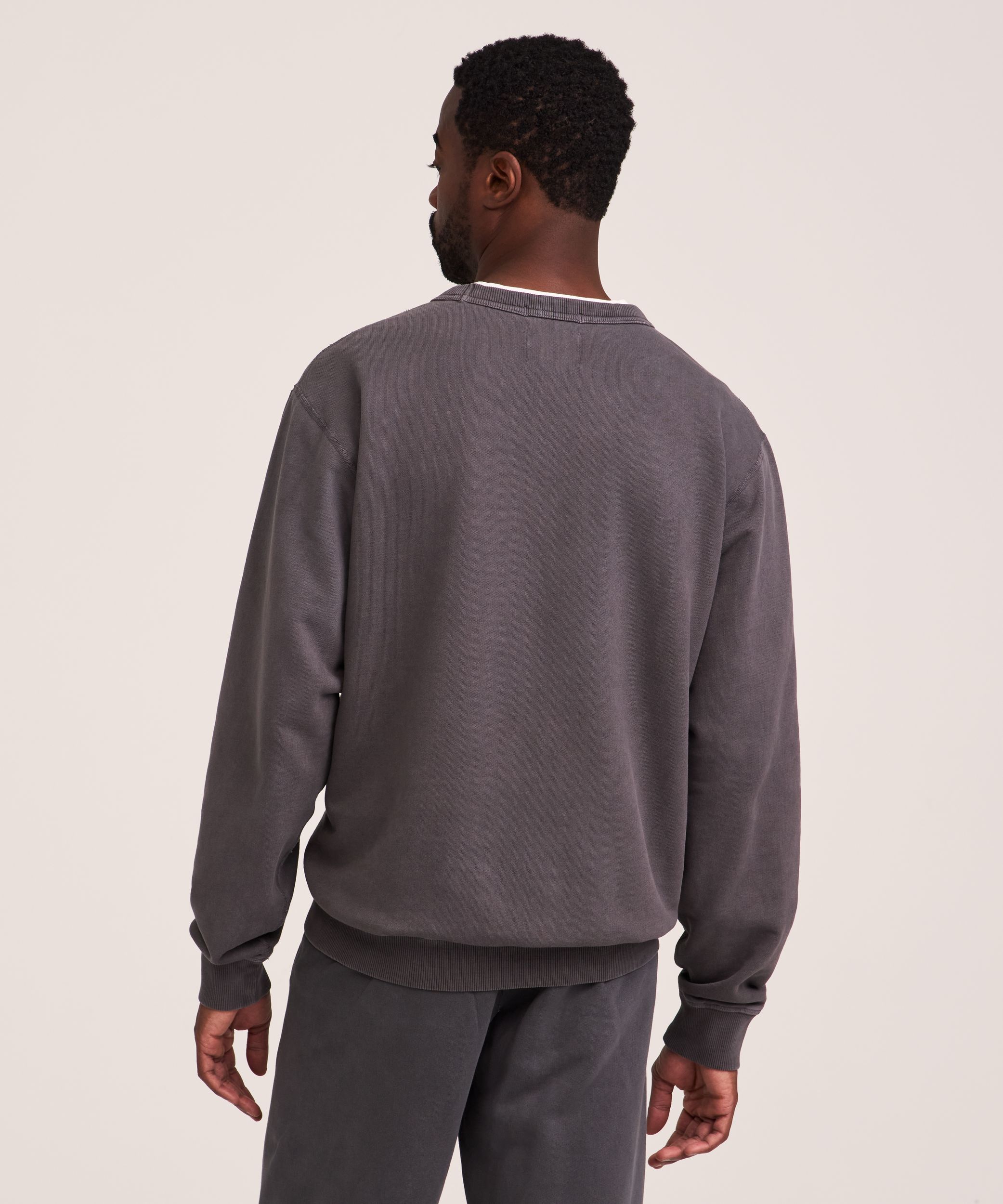 WindRiver Men's Original Fleece Cotton Crewneck Sweatshirt