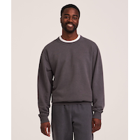 WindRiver Men's Original Fleece Cotton Crewneck Sweatshirt