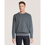 WindRiver Men's Original Fleece Cotton Crewneck Sweatshirt Front_Flat