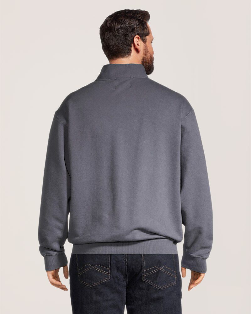 WindRiver Men's Original Fleece Quarter Zip Mock Neck