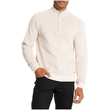 Chandail à col cheminée avec glissière 1/4 pour hommes, Daniel, Lois Front_Flat