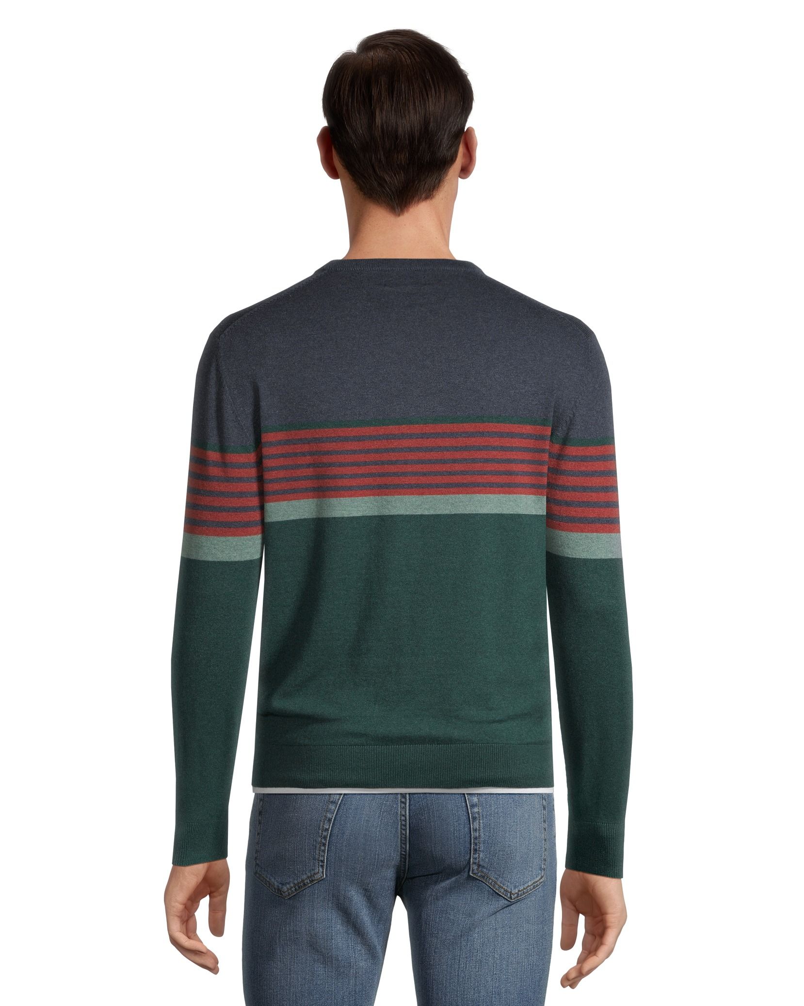 Denver Hayes Men's Soft Cotton Jersey Stitch Crewneck