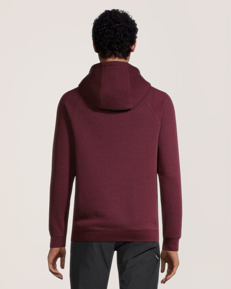 WindRiver Men's Bear Graphic Fleece Hoodie