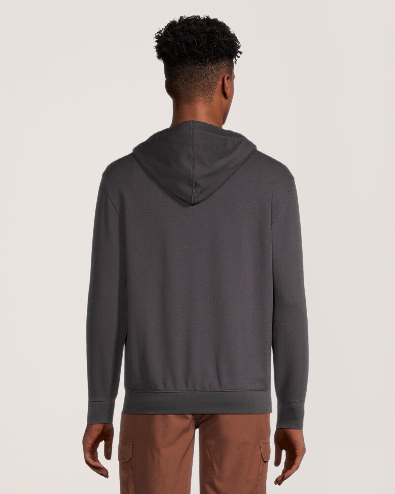 FarWest Men's Full Zip Fleece Hoodie